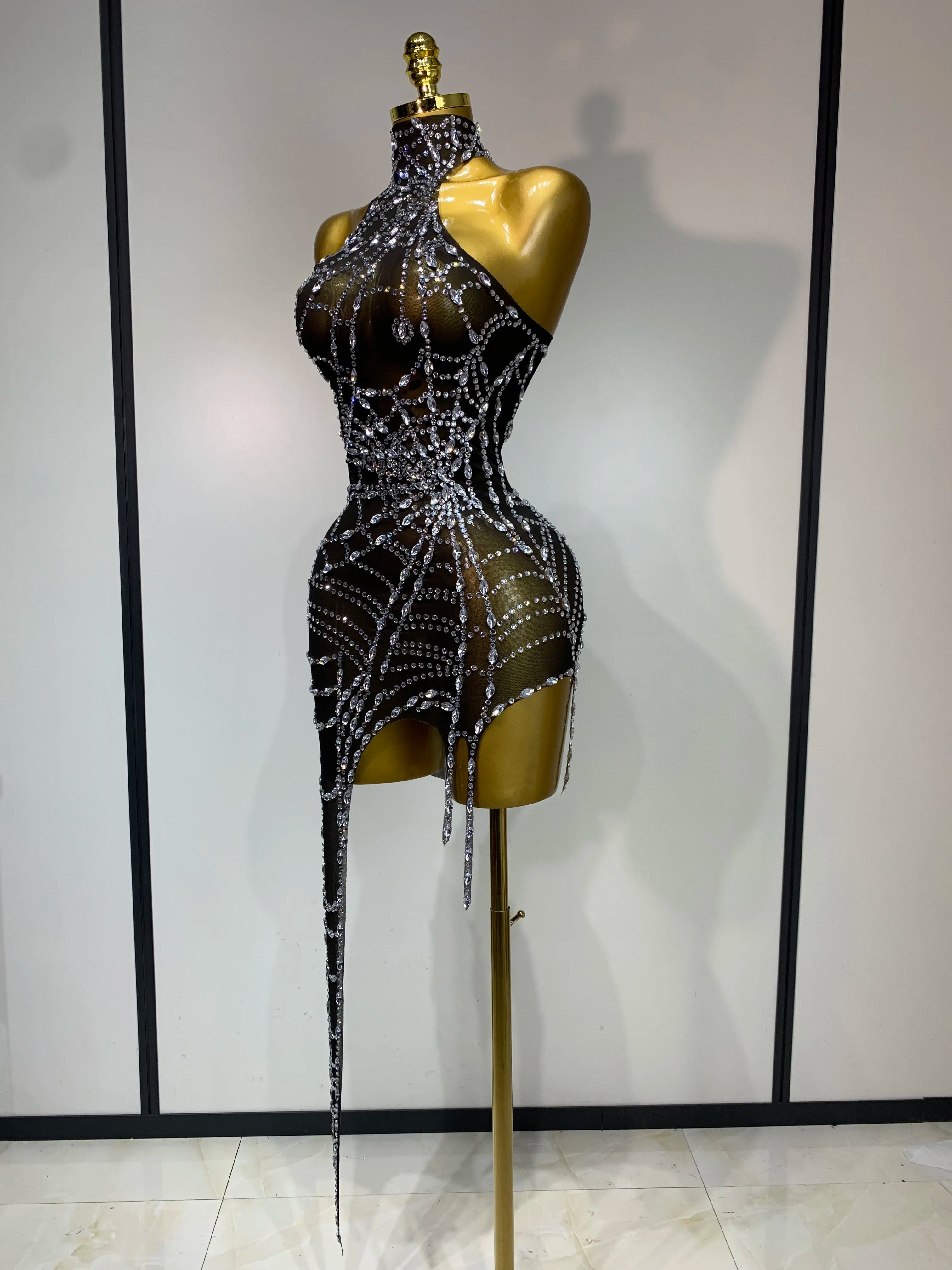 Spider Web Split Side Dress