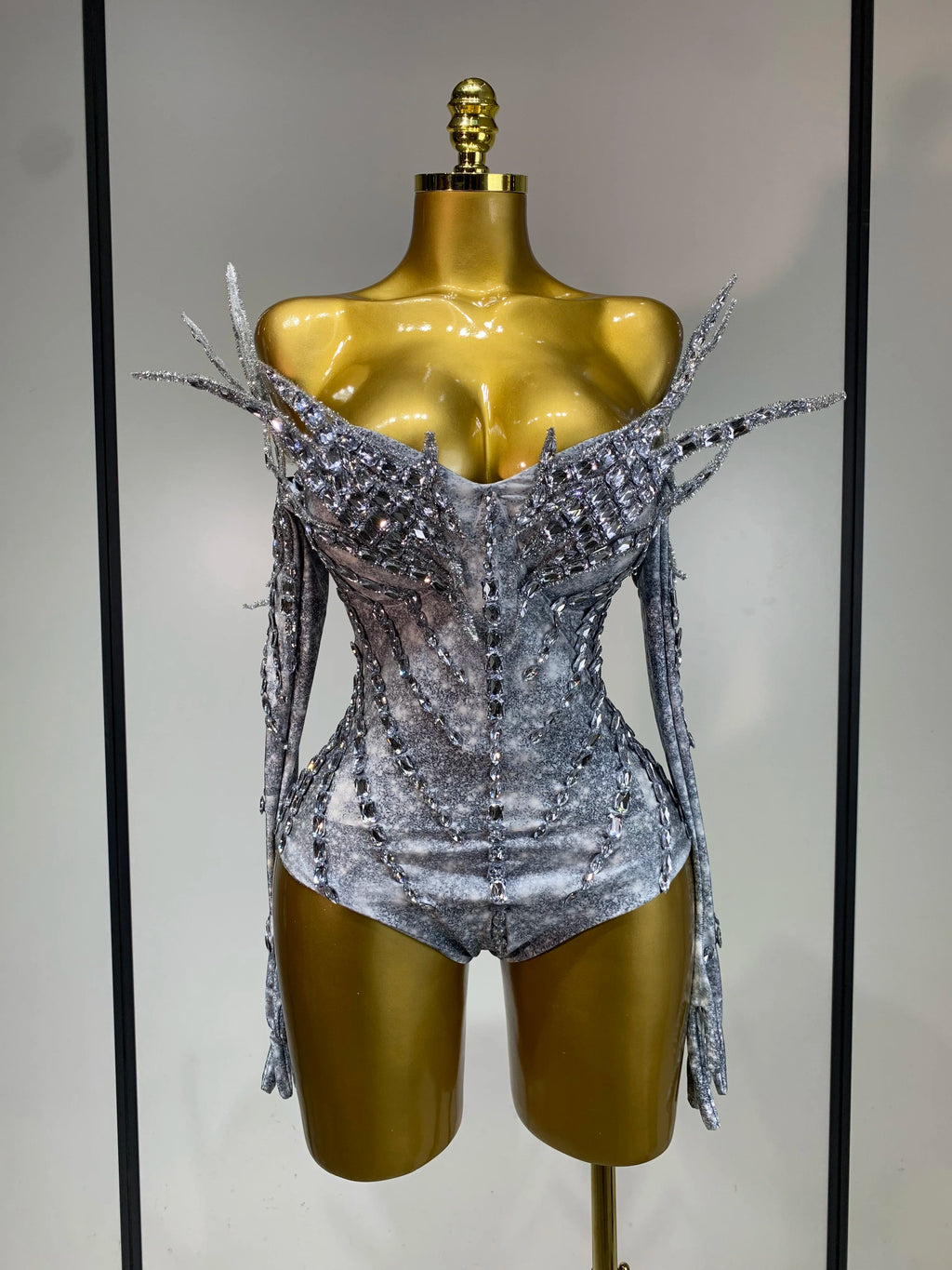 Silver Flame Bodysuit