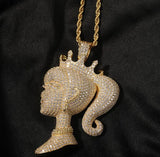 Princess Crown Iced Out Chain