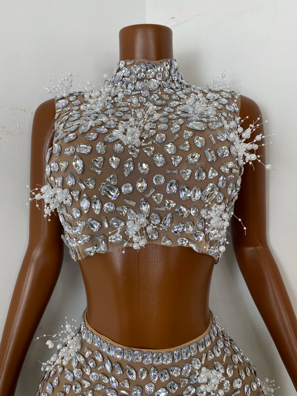 Icy Drops Two Piece Skirt Set