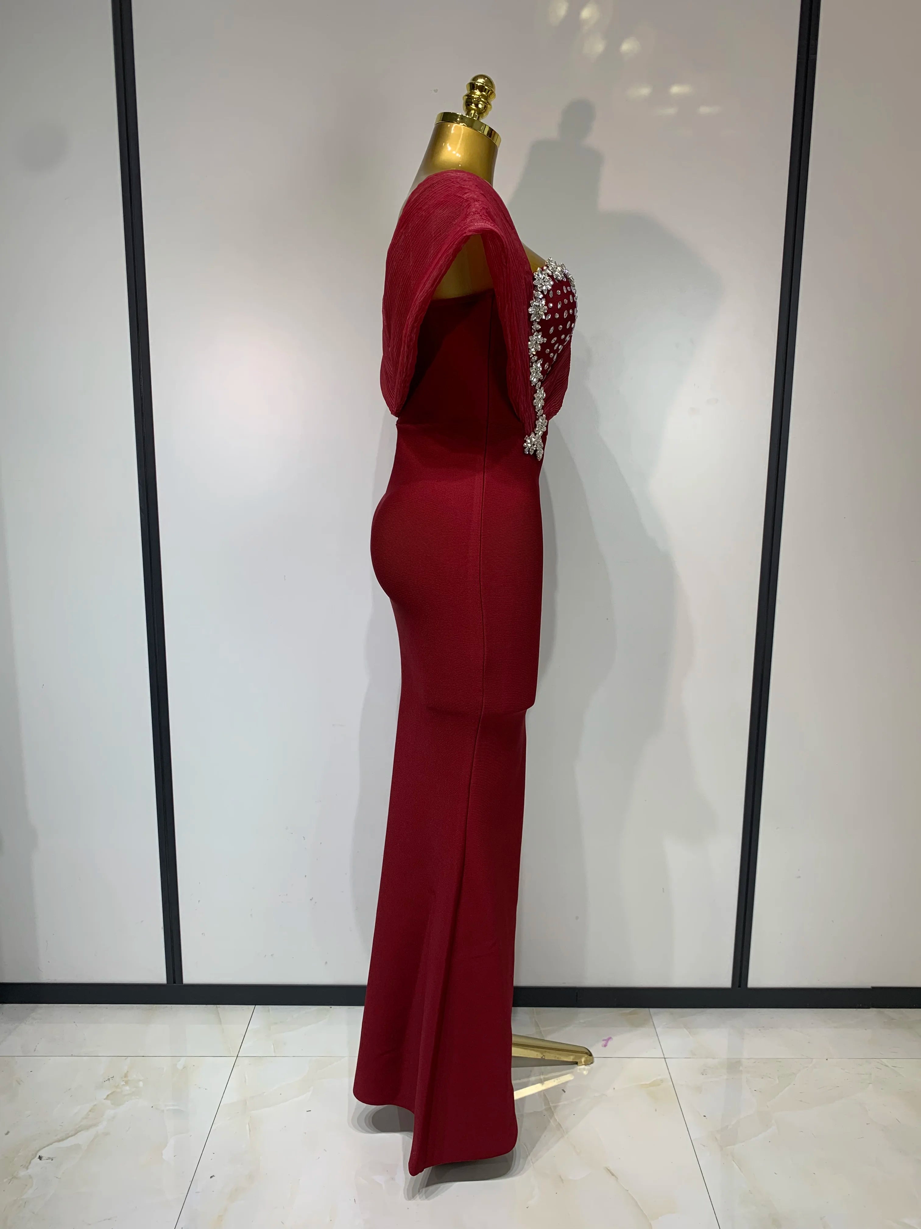 Sparkly Diamonds Long Bodycon Dress