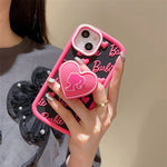 Barbie Pink Heart Phone Case