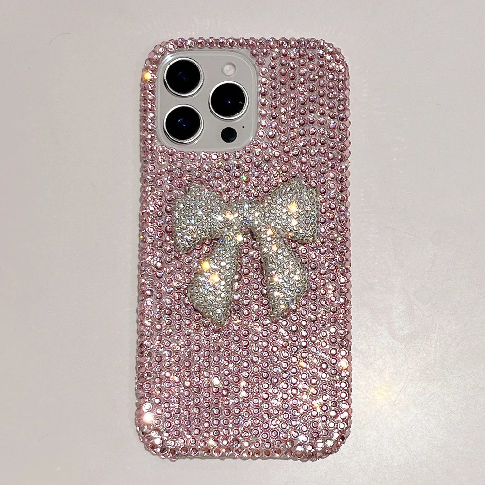 Diamond Crystal Bow Phone Case