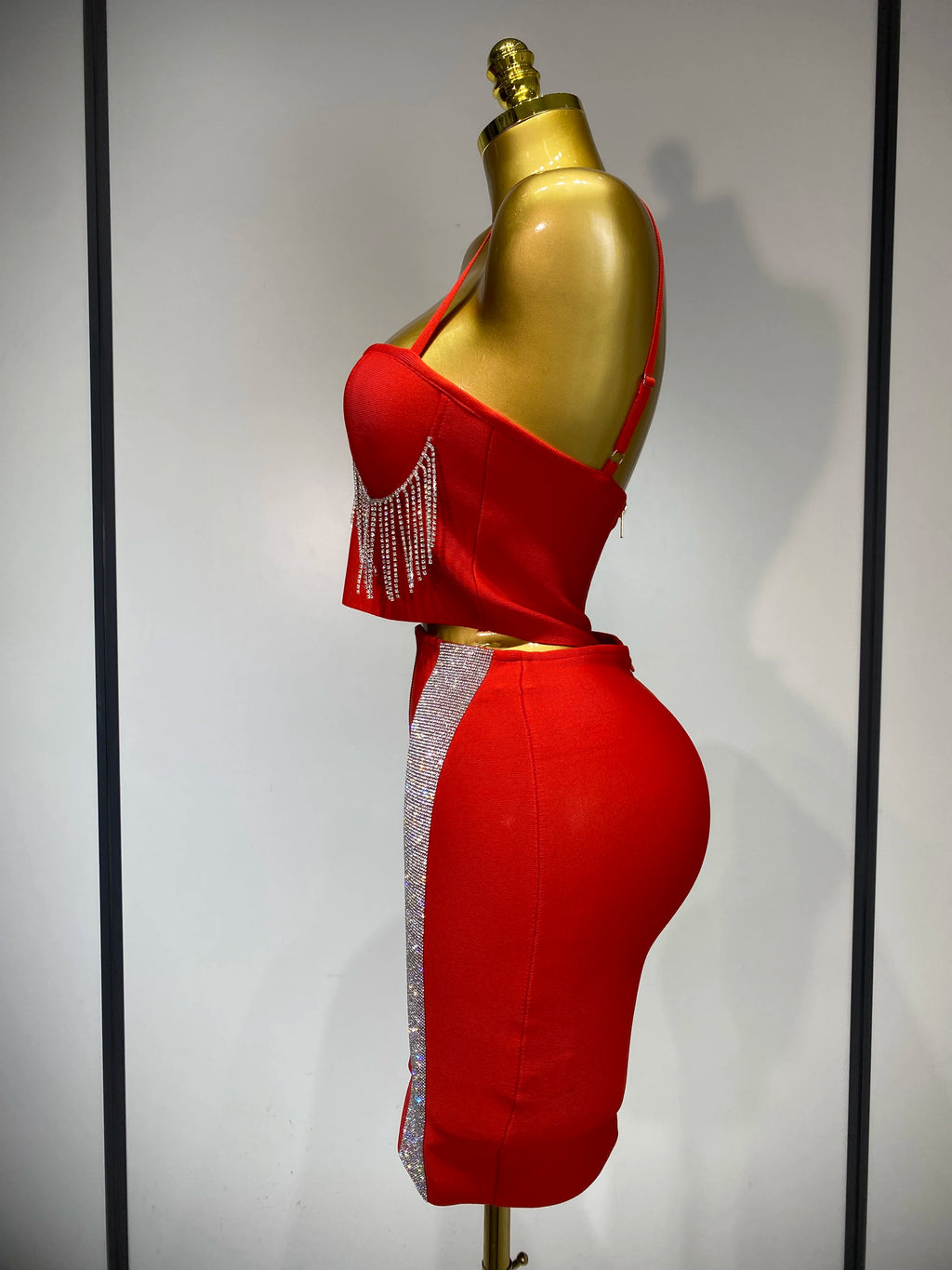 Extraordinary Two Piece Skirt Set
