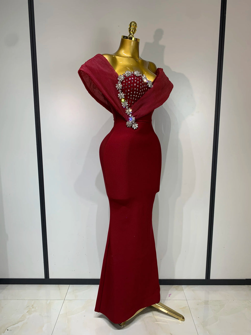 Sparkly Diamonds Long Bodycon Dress