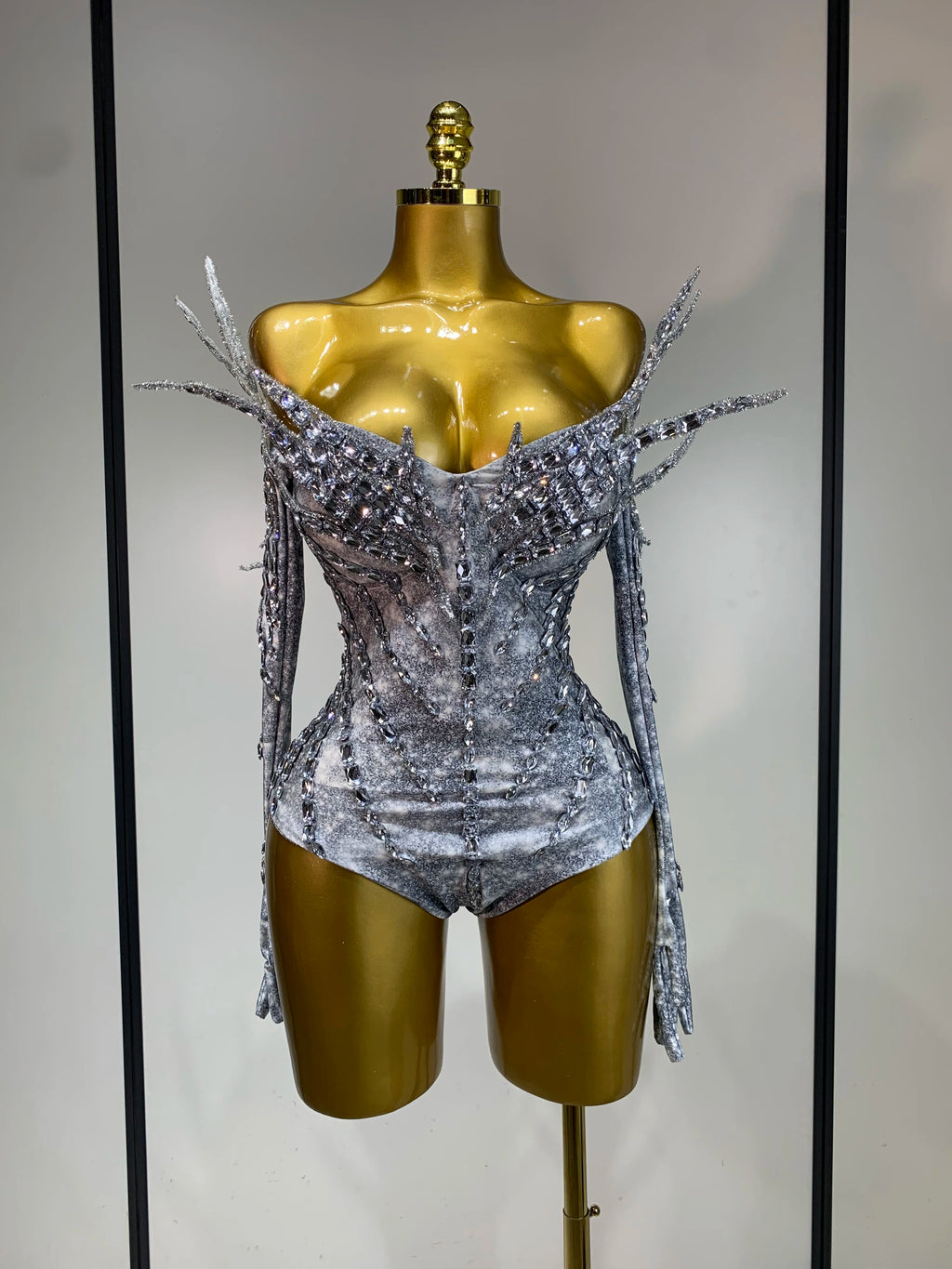 Silver Flame Bodysuit