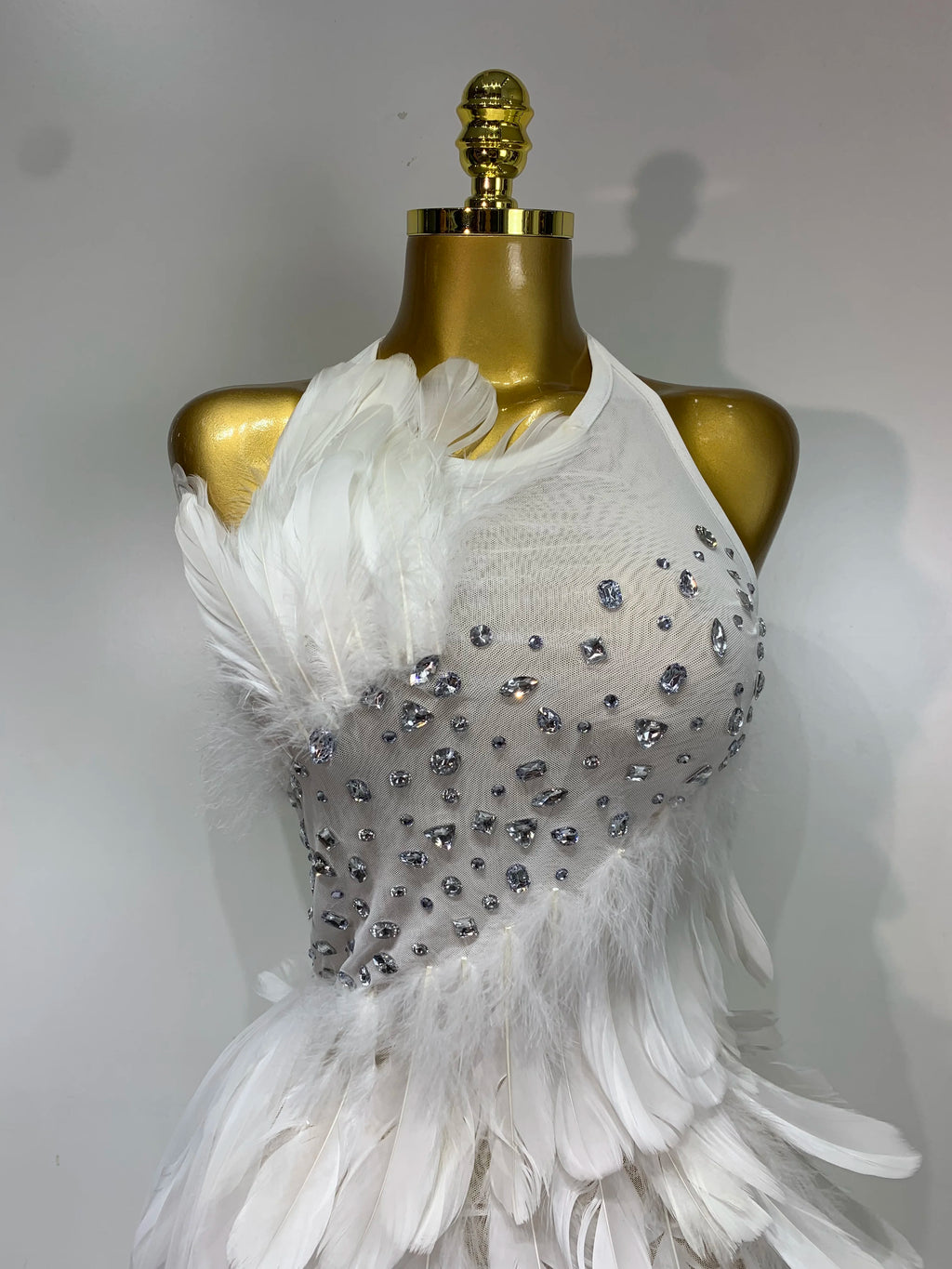 White Feather Dress