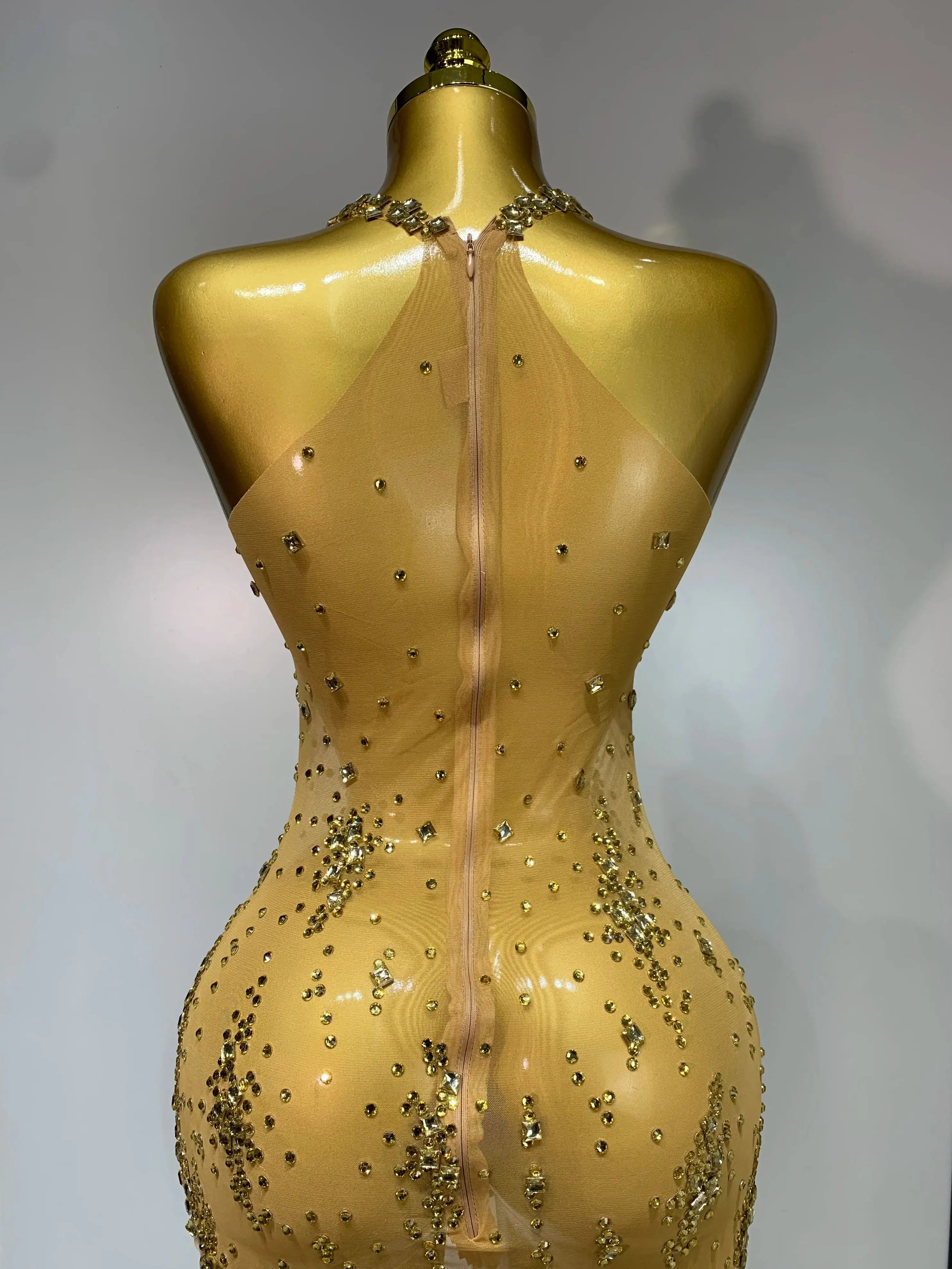 Sparkly Crystal Diamond Dress