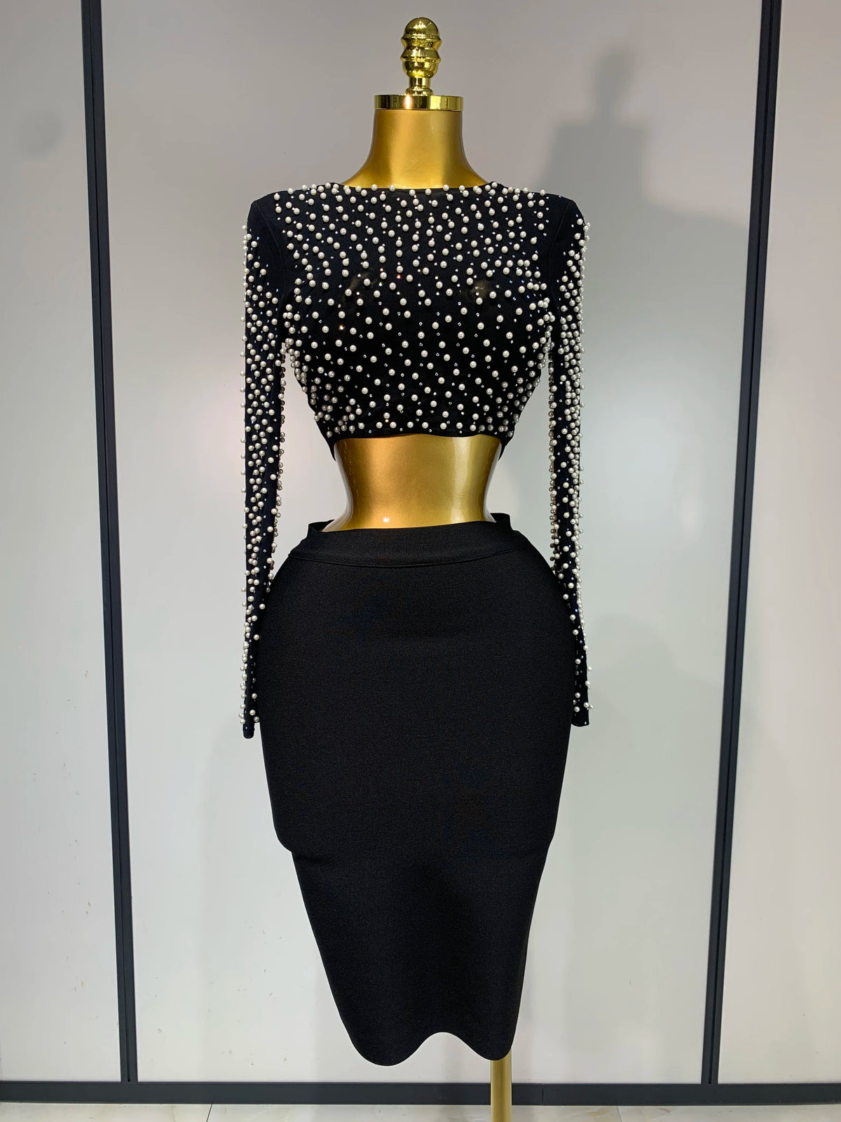 Precious Pearl Two Piece Skirt Set
