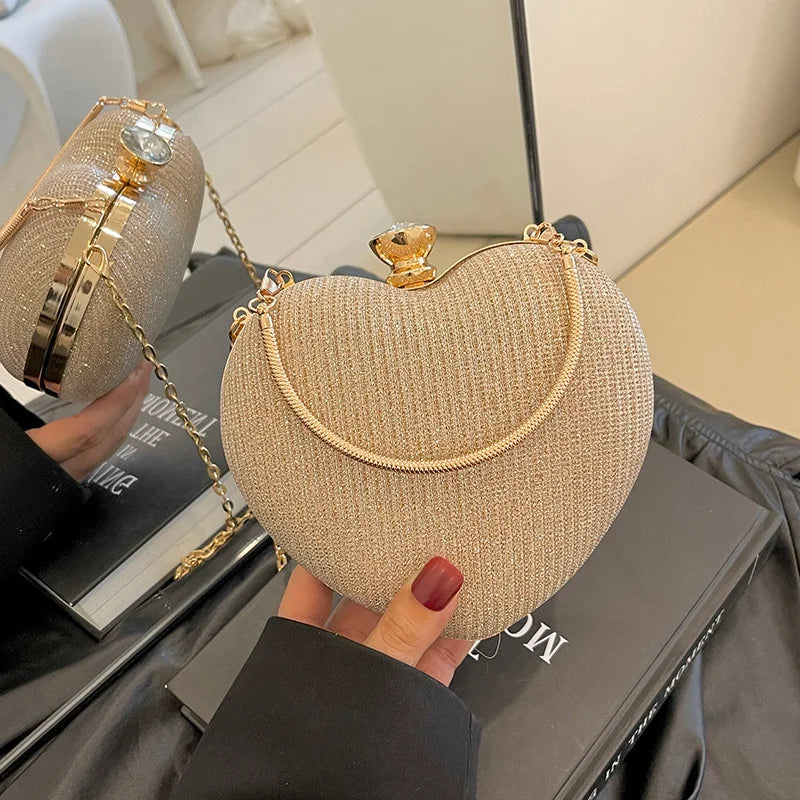 Heart Sparkle Clutch