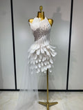White Feather Dress