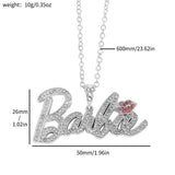 Barbie Iced Out Diamond Chain