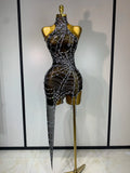 Spider Web Split Side Dress