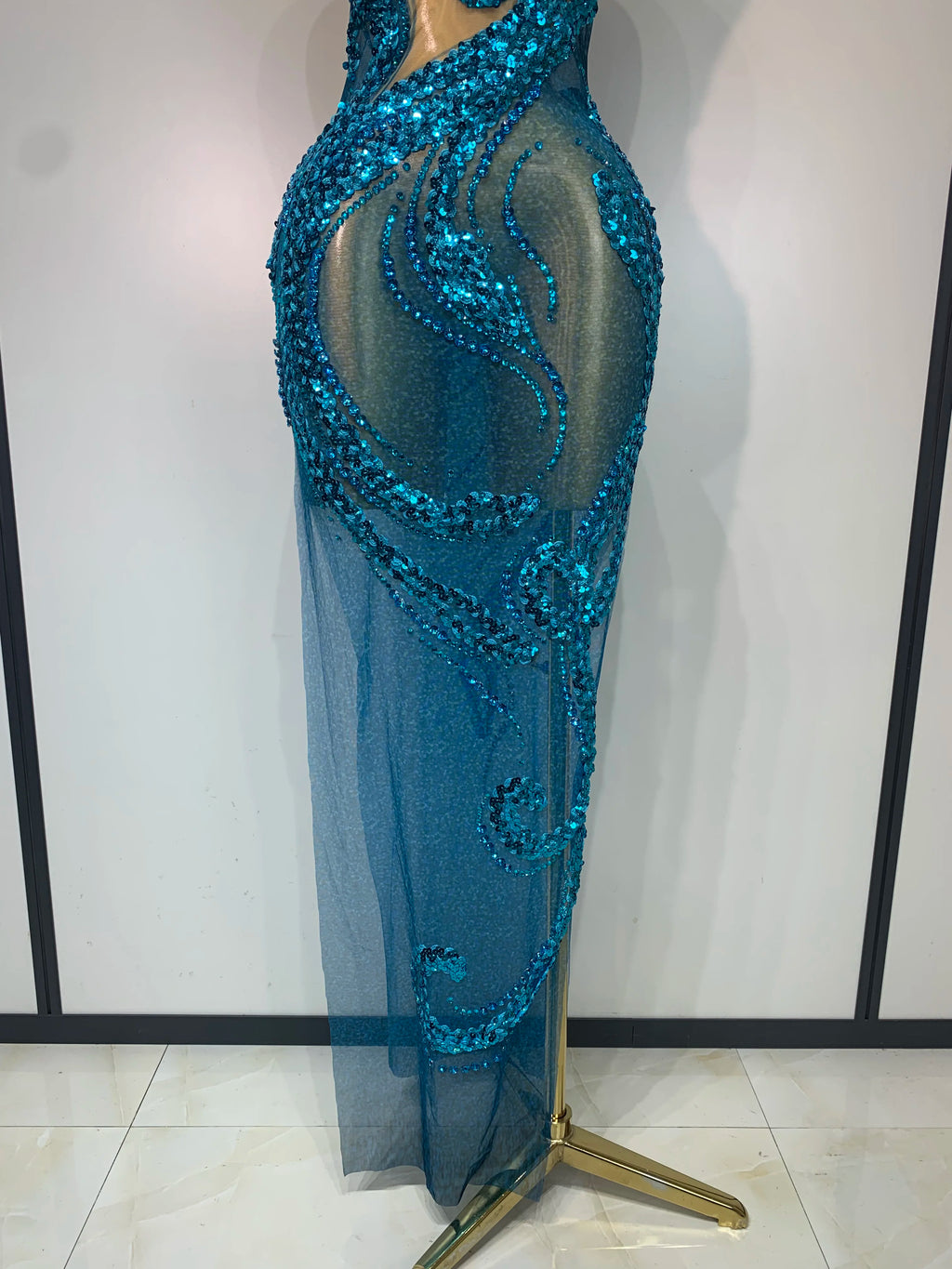 Ocean Goddess Mesh Dress