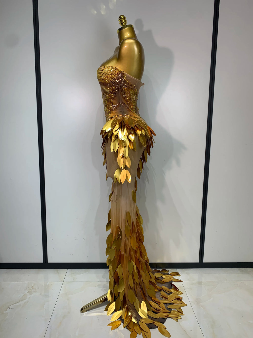 Gold Bird Dress