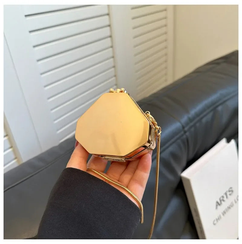 Gold & Silver Shape Bag