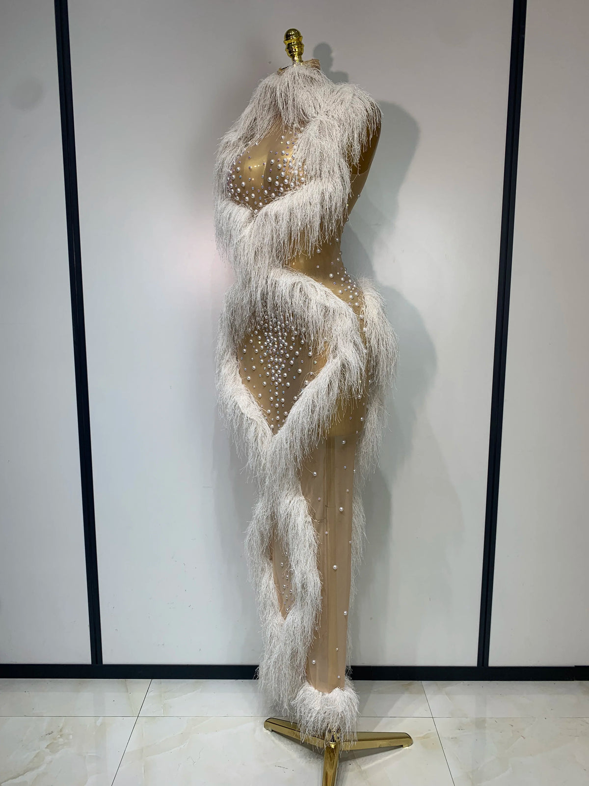 Yeti Winter Mesh Dress