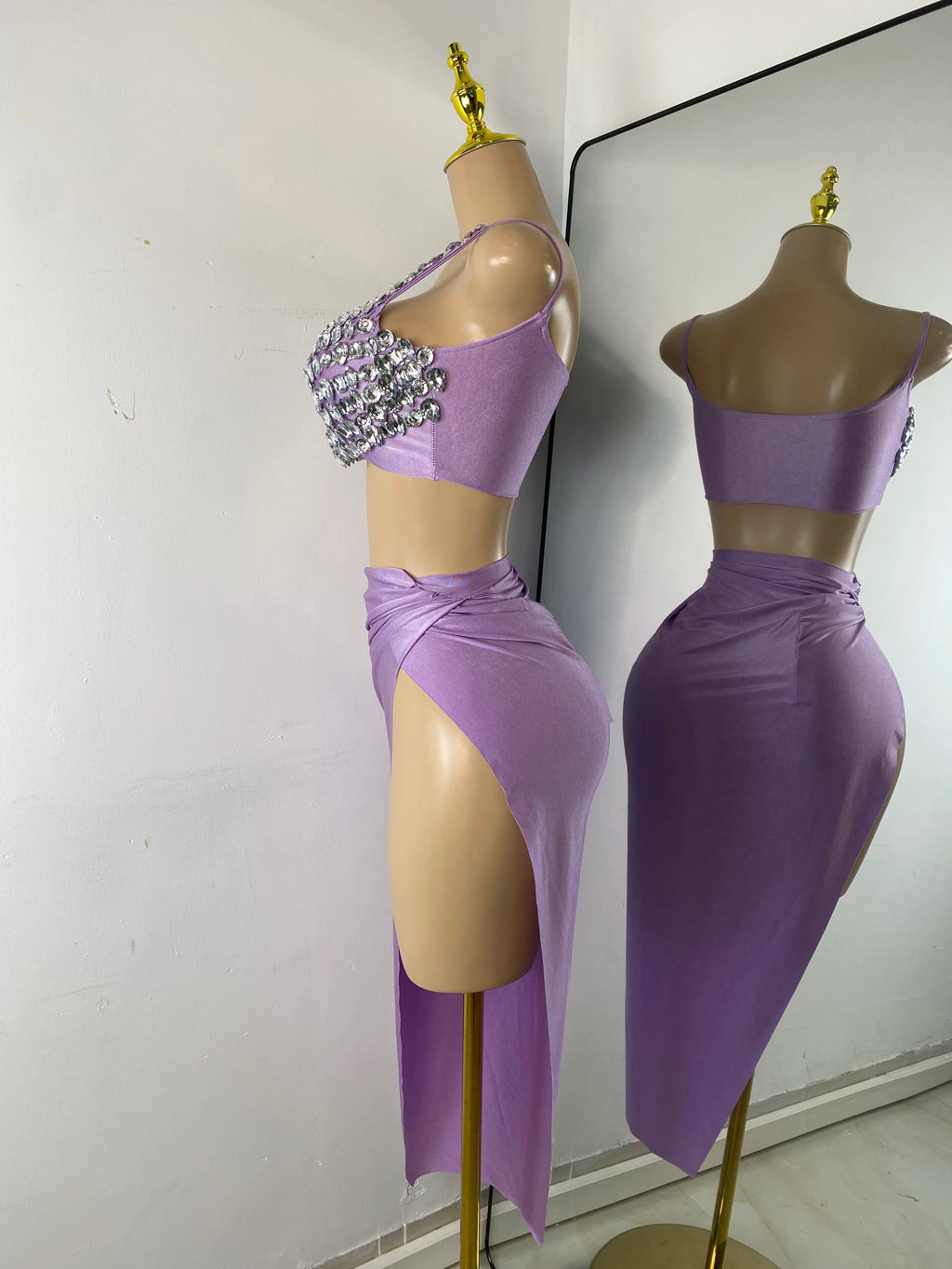 Private Villa Two Piece Skirt Set