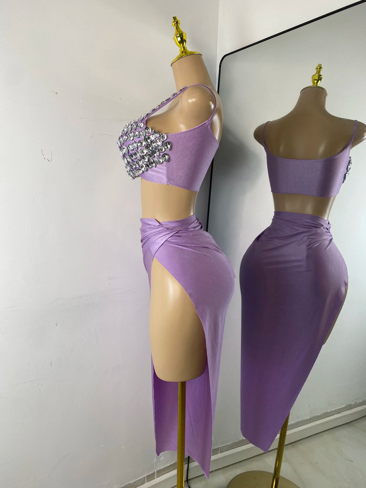 Private Villa Two Piece Skirt Set