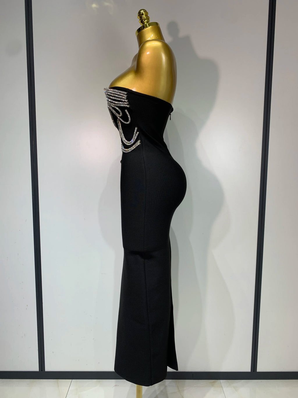 Diamond Lines Bodycon Dress