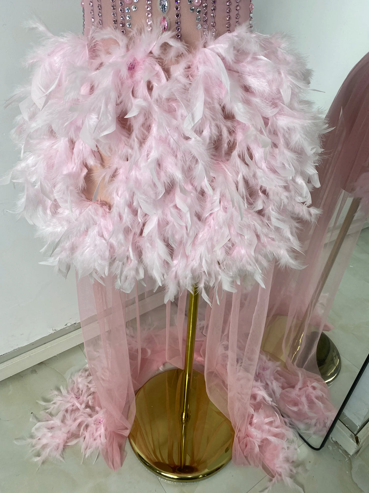 I'm Blushing Mesh Dress