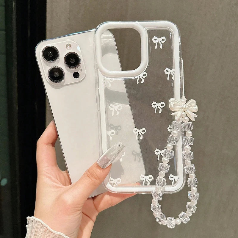 Bow Clear Phone Case