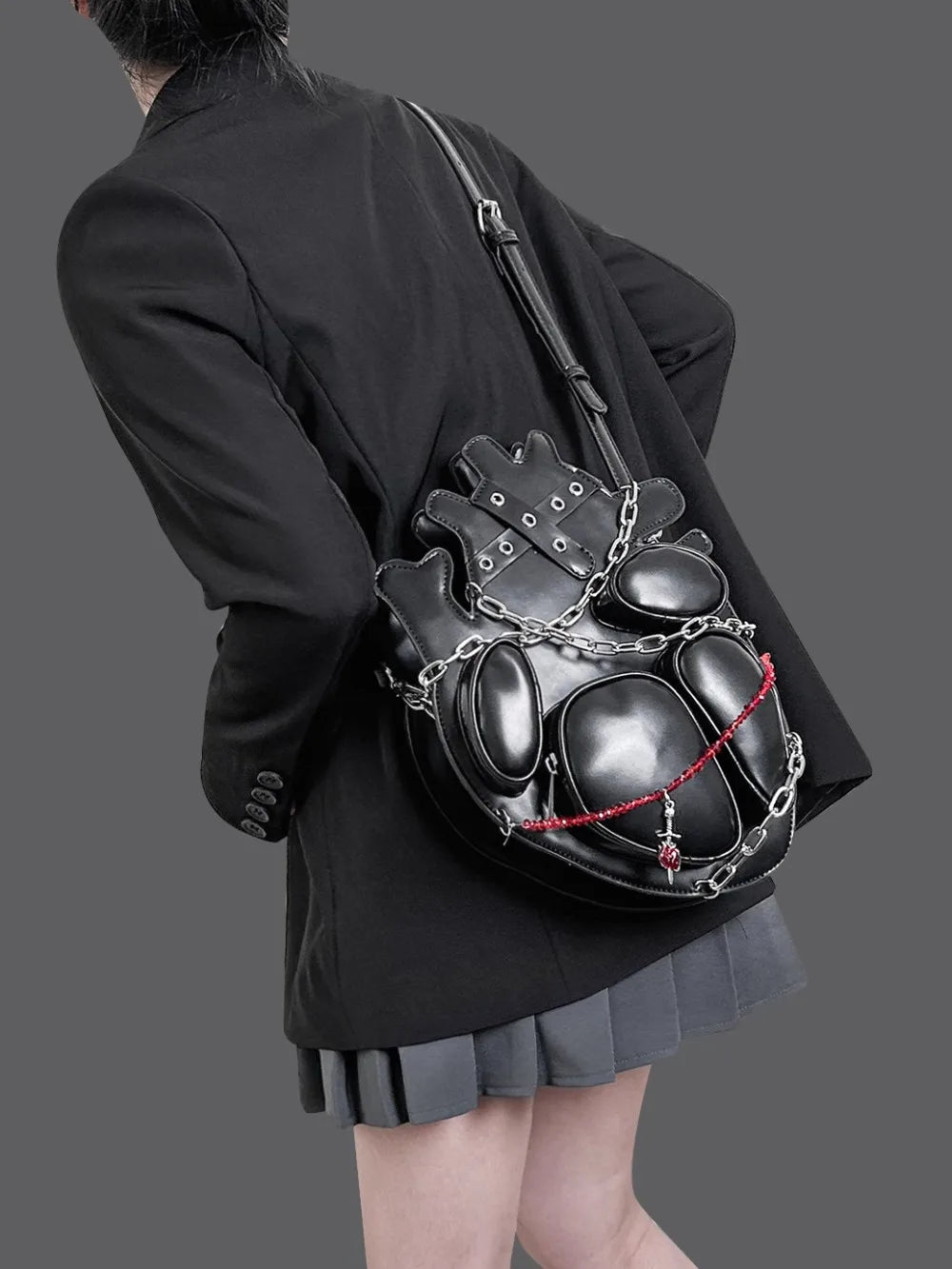 Black Heart Backpack