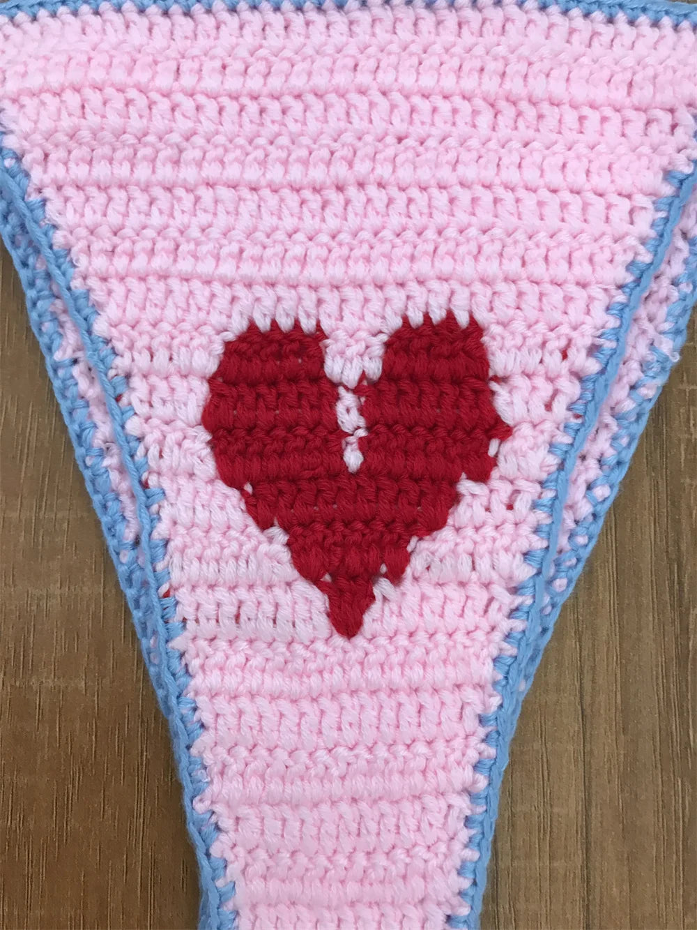 Heart Broke Love Handmade Crochet Bikini