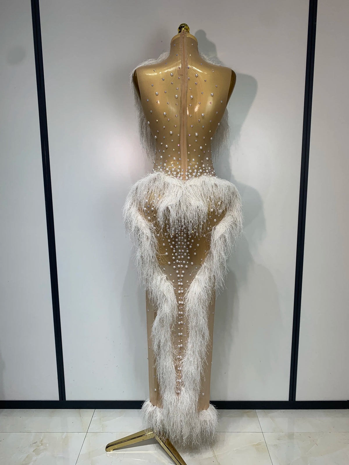 Yeti Winter Mesh Dress