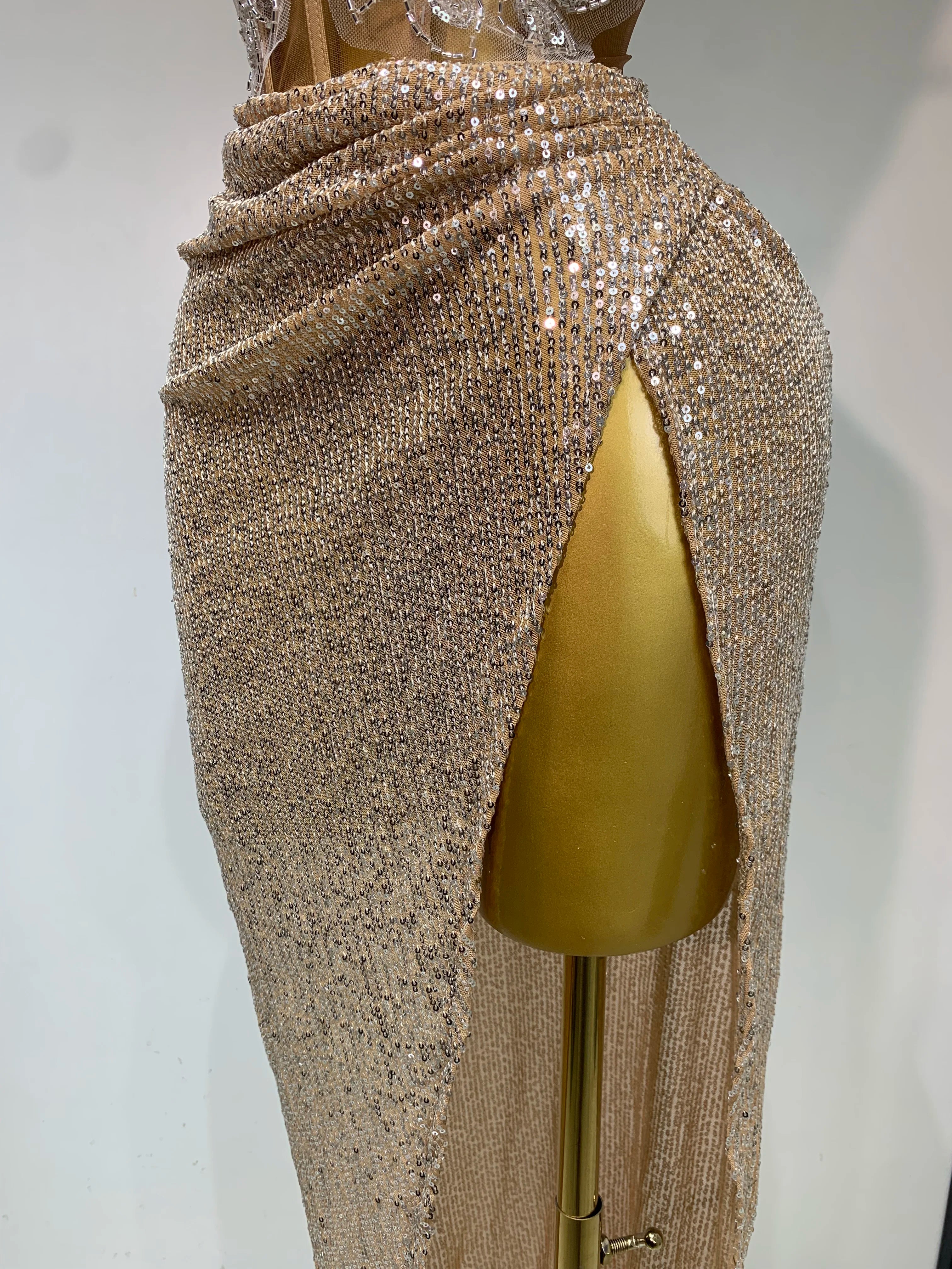 Champagne Toast Two Piece Skirt Set