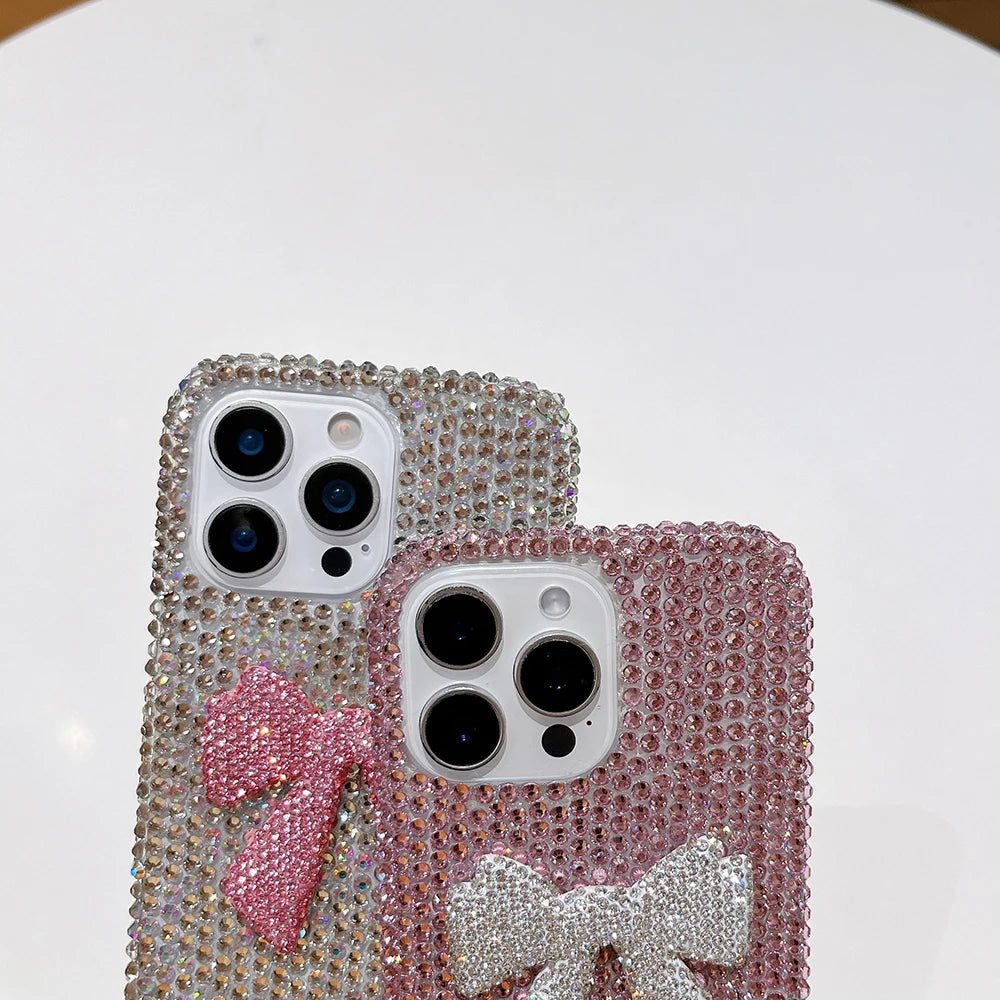 Diamond Crystal Bow Phone Case