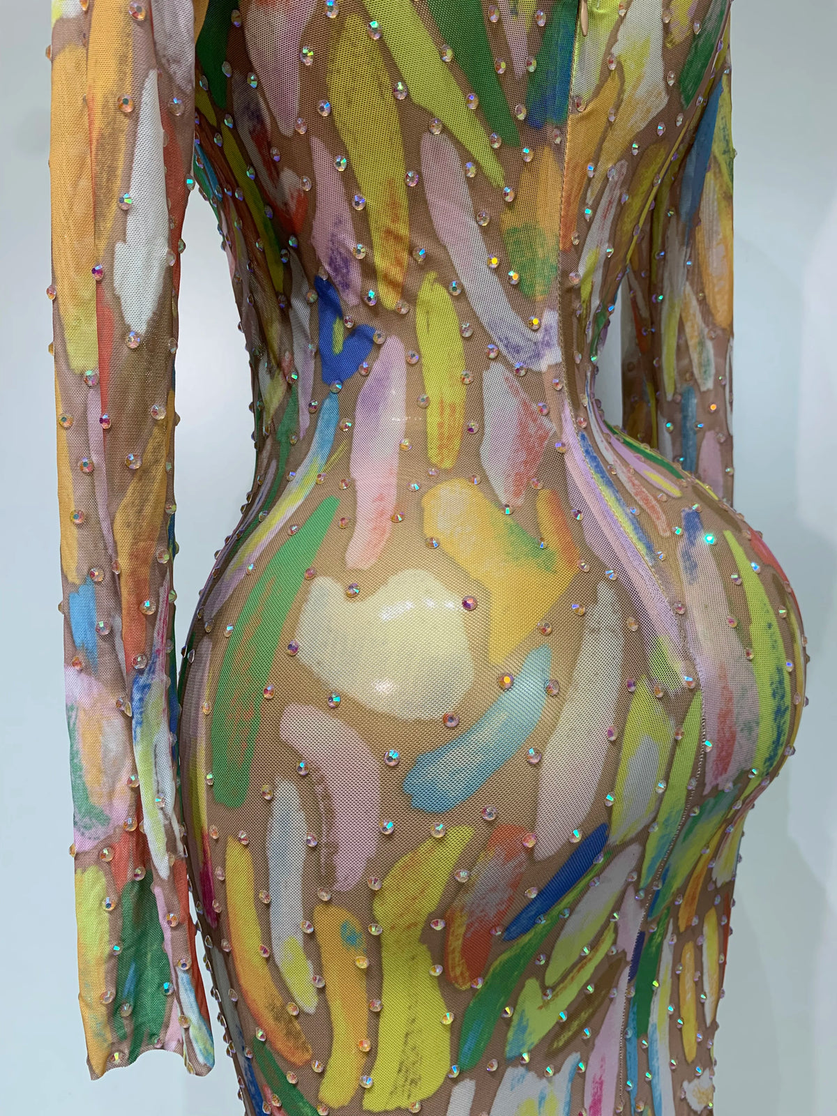 A Piece Of Art Mesh Dress
