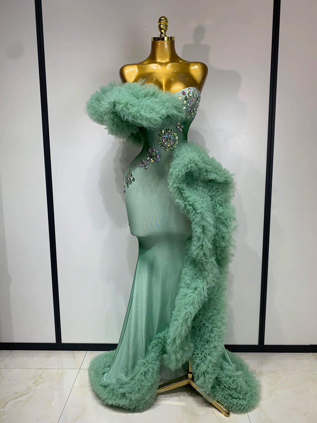 Mint Mermaid Dress
