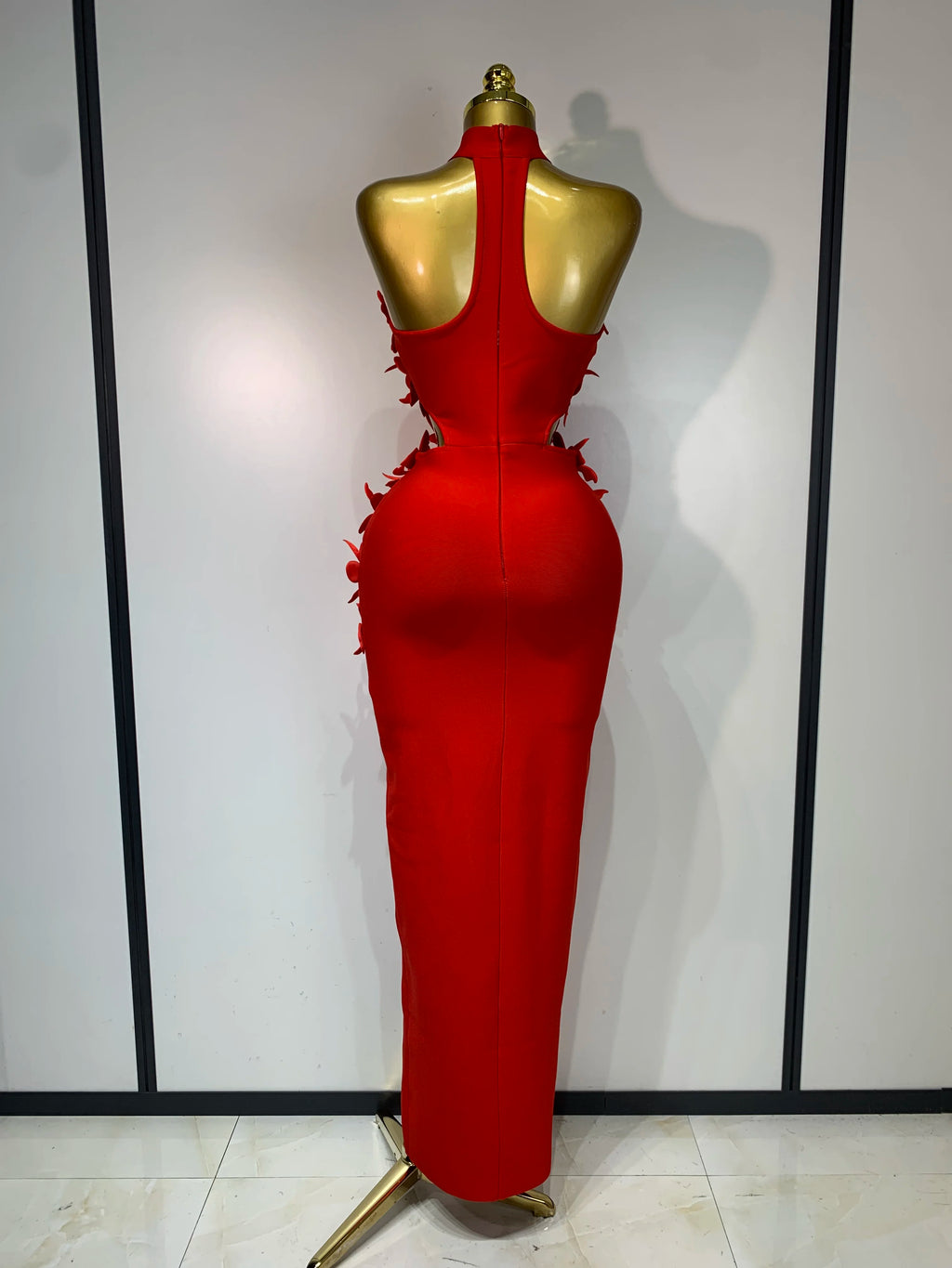 Flower Halter Dress