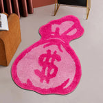 Pink Money Bag Rug