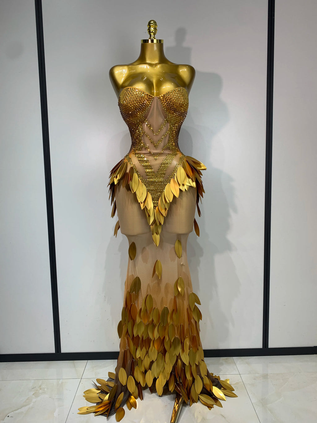 Gold Bird Dress