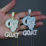 Goat Iced Out Chain