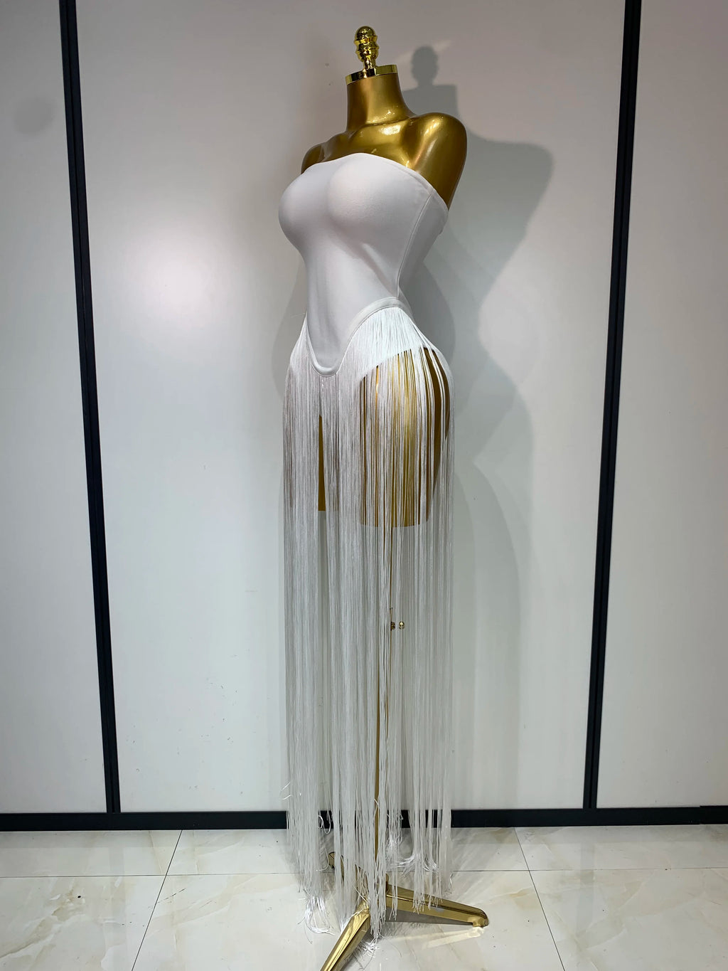 Tube Fringe Bodysuit