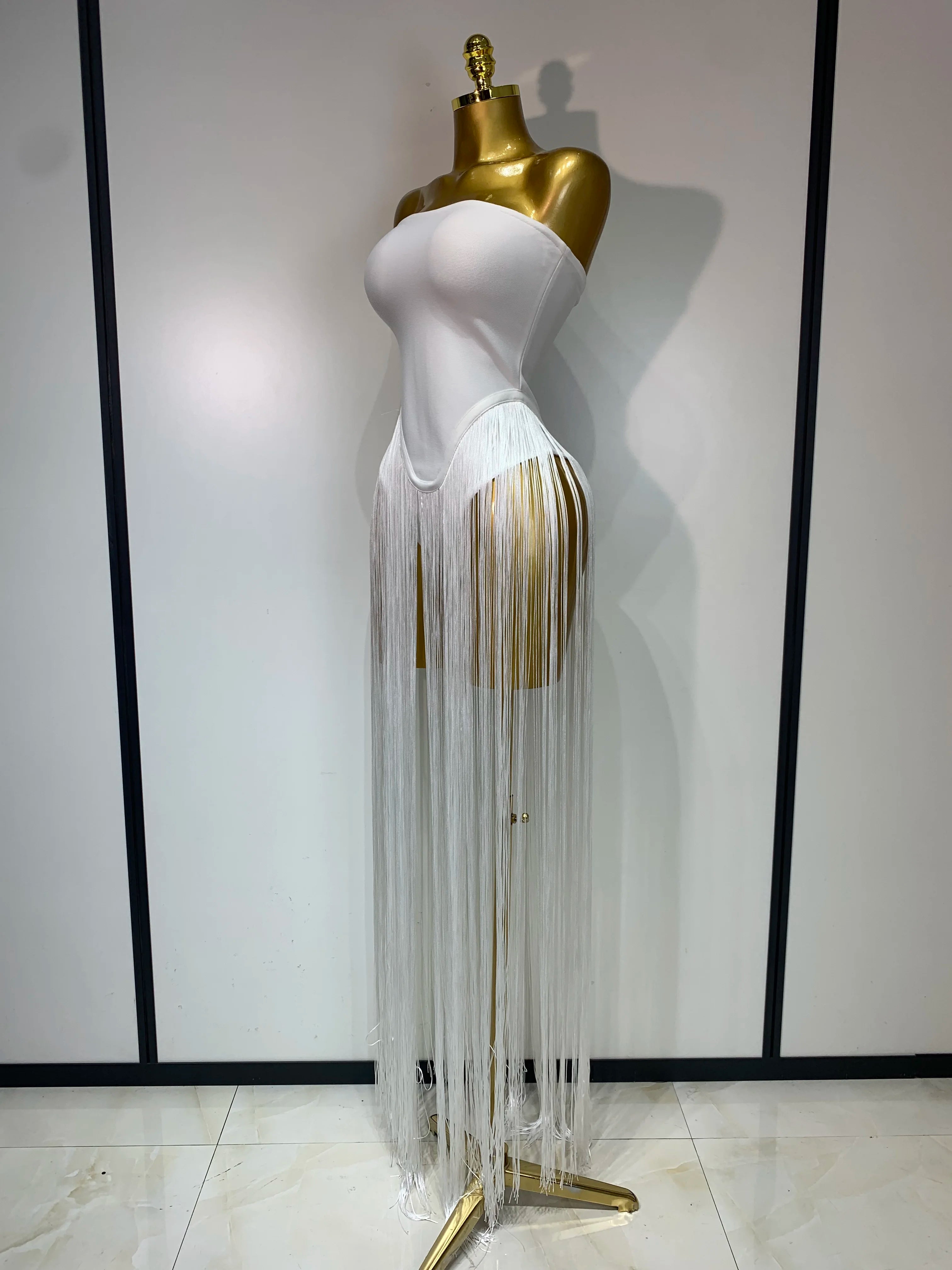 Tube Fringe Bodysuit