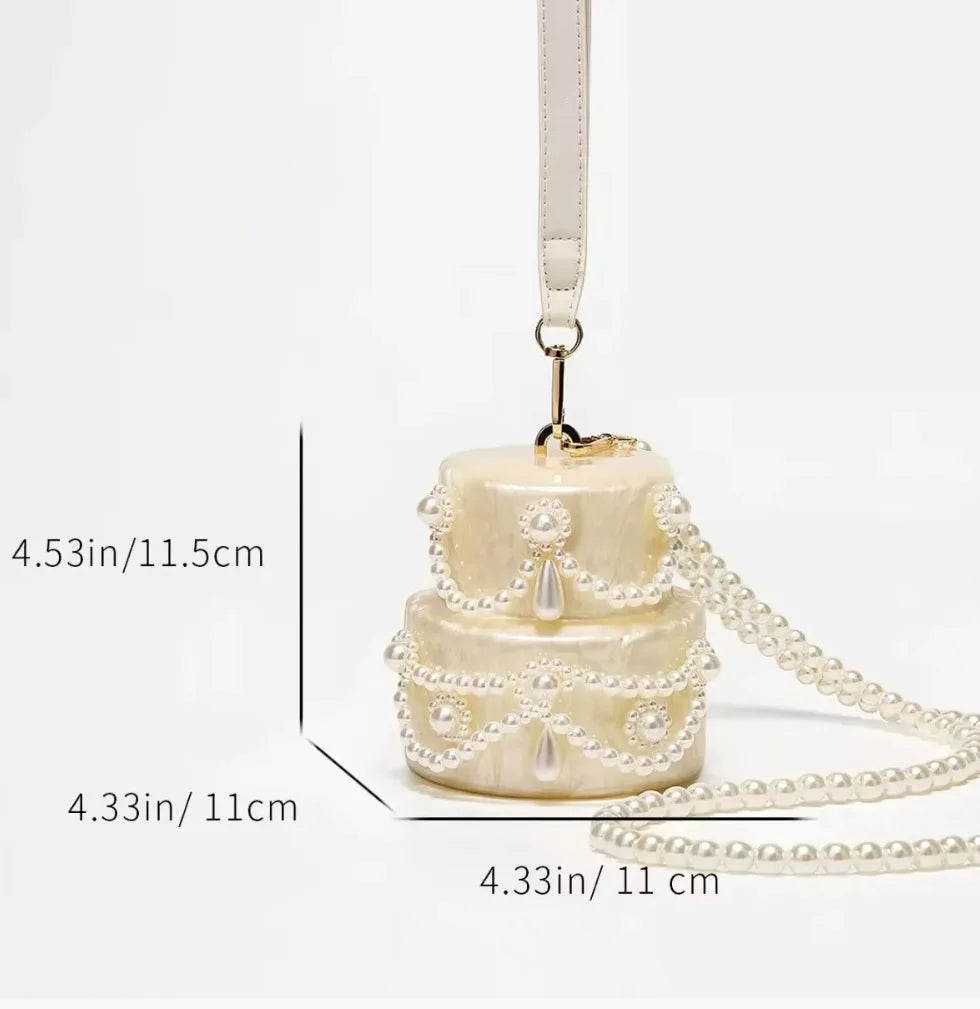 Wedding Cake Pearl Purse