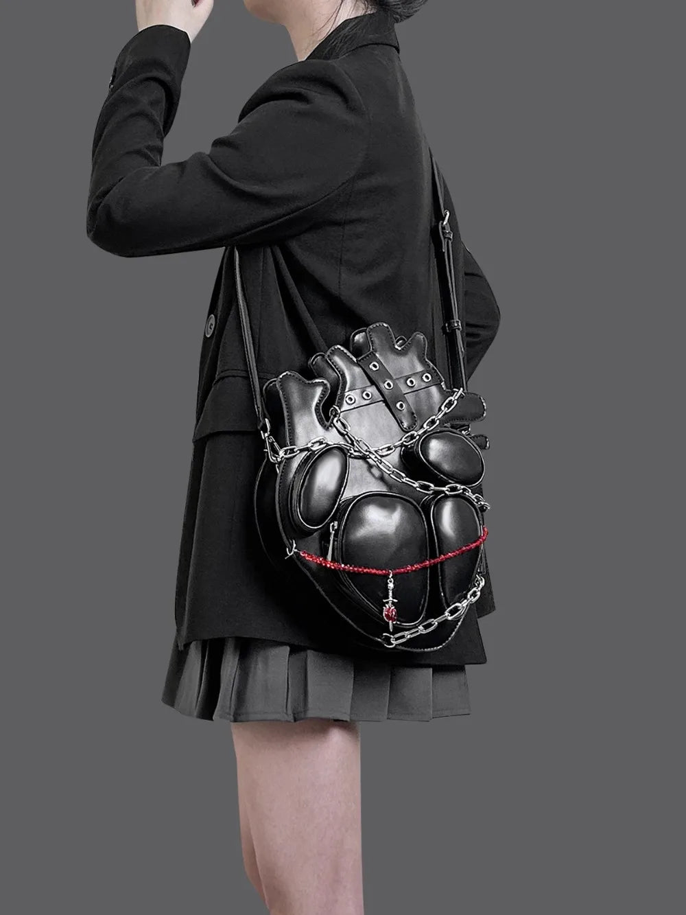 Black Heart Backpack
