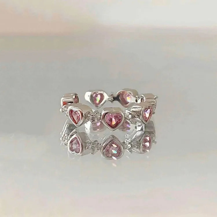 Romantic Lovely Pink Bow Ring
