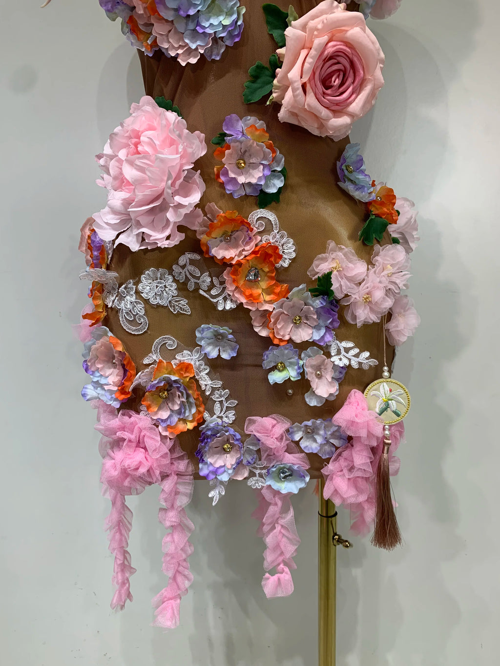 Flower Mesh Dress