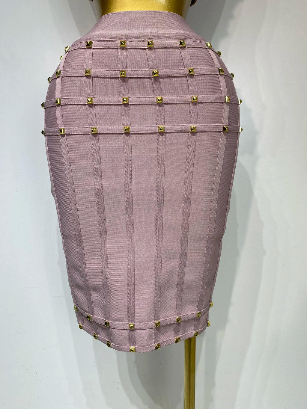 Pink Mauve Two Piece Skirt Set