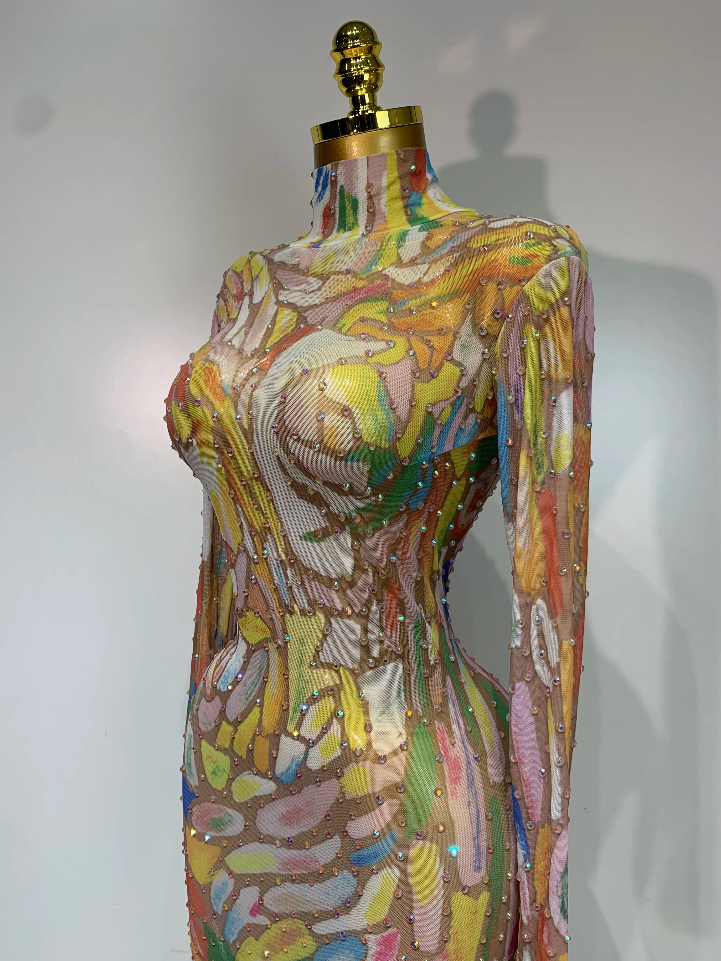 A Piece Of Art Mesh Dress