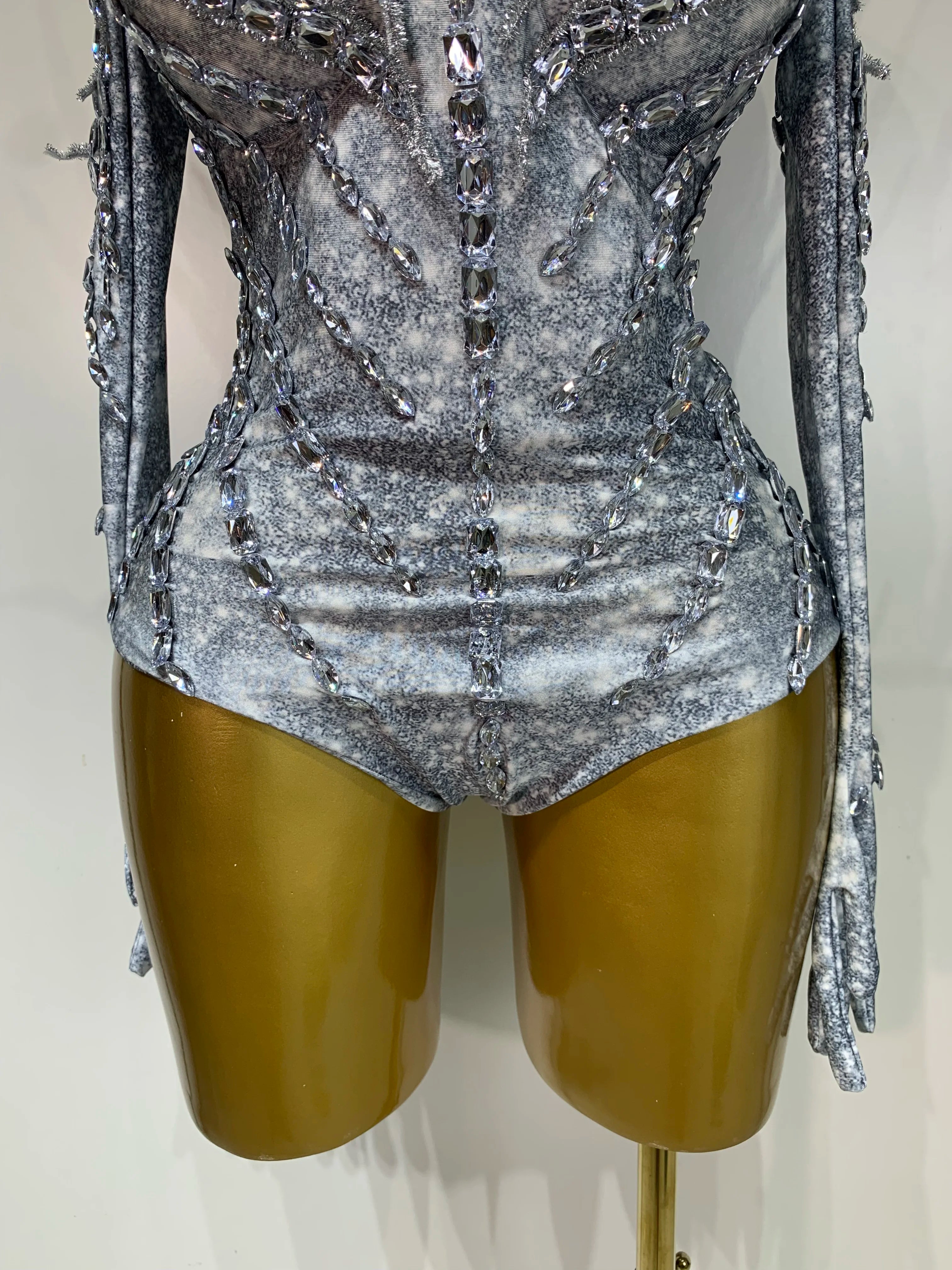 Silver Flame Bodysuit
