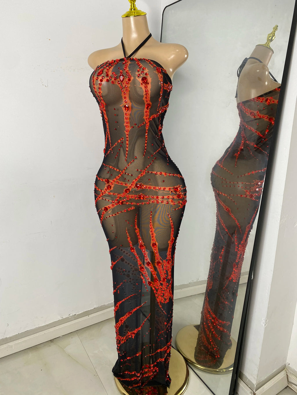Lava Halter Dress