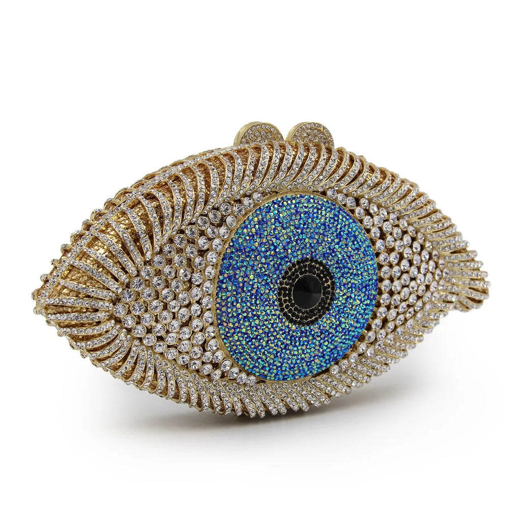 Eye Crystal Clutch