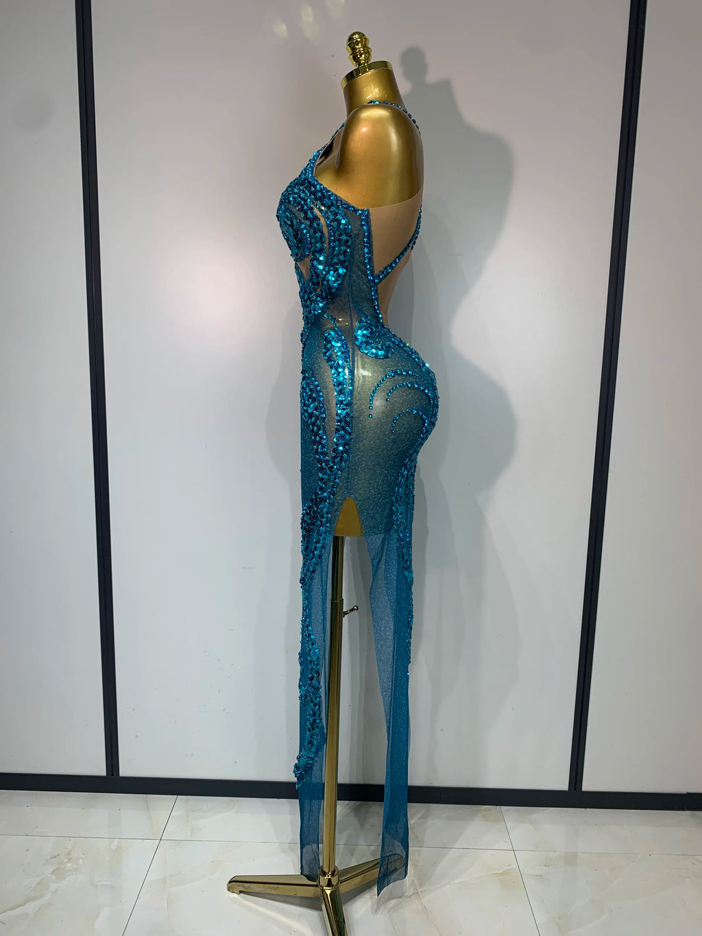 Ocean Goddess Mesh Dress