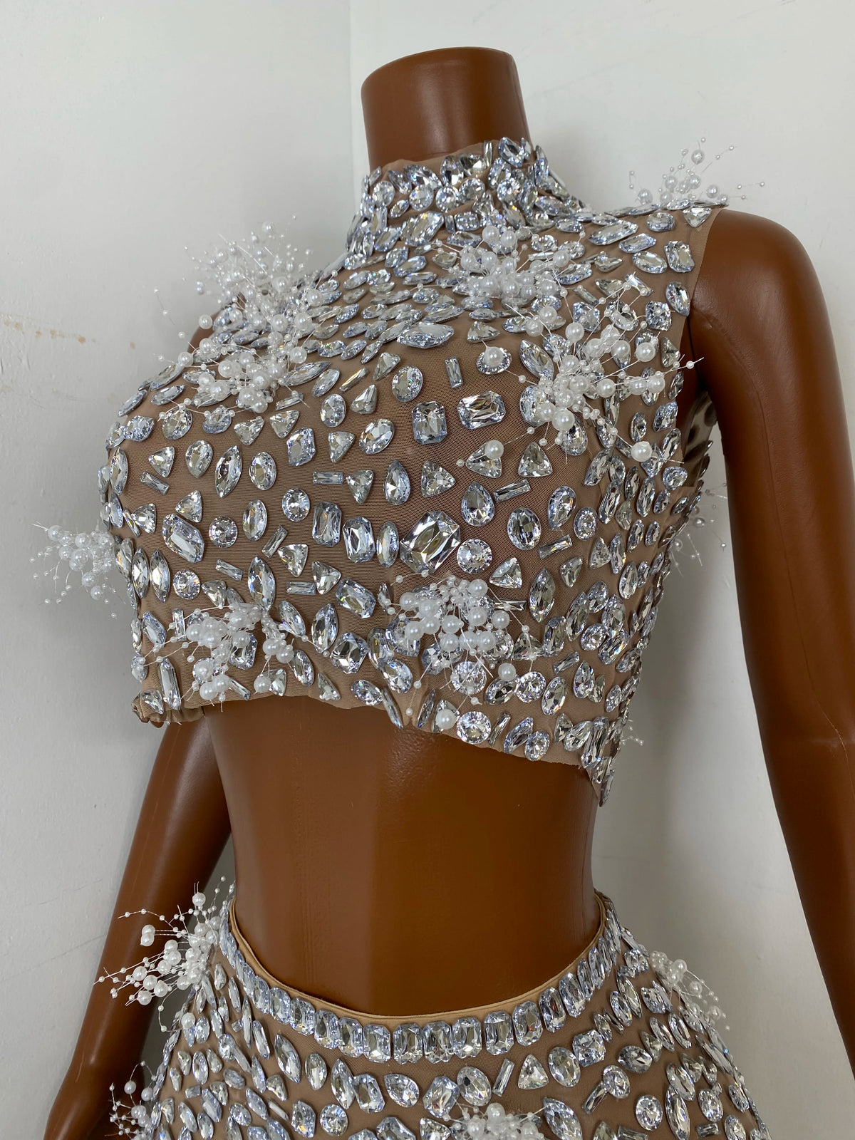 Icy Drops Two Piece Skirt Set